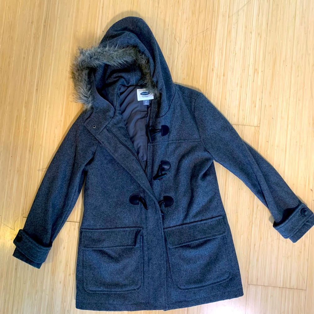 Dark gray old navy coat